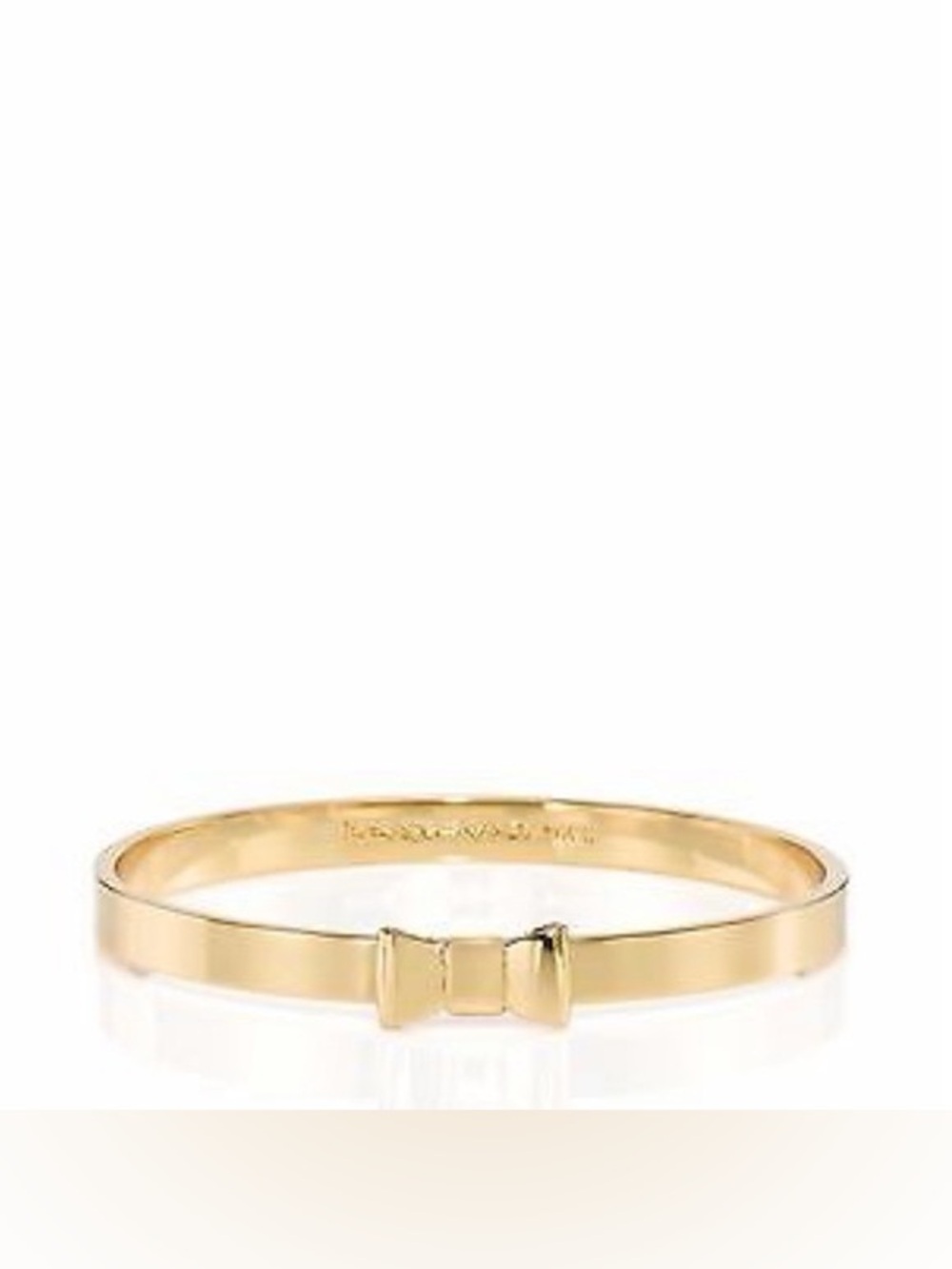 kate spade Take a Bow Gold Bow Slim Bangle Bracelet